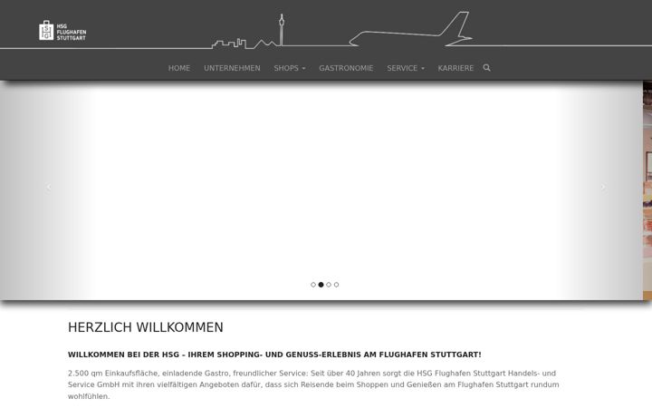 Screenshot του hsg-flughafen-stuttgart.de