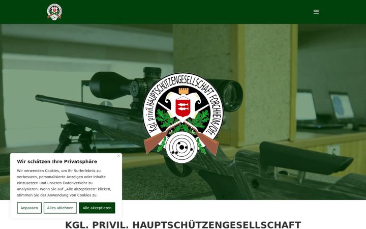 Screenshot of hsg-forchheim.de
