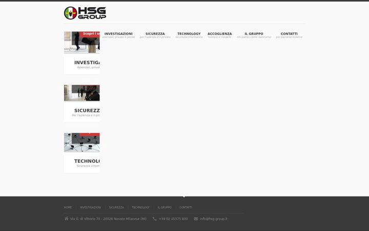 Screenshot of hsg-group.it