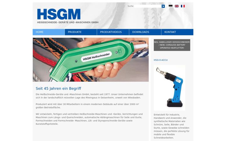 Screenshot stránky hsgm.eu