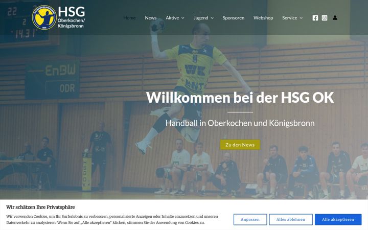 Screenshot of hsgok.de