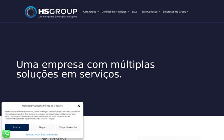 Screenshot of hsgroupbrazil.com.br