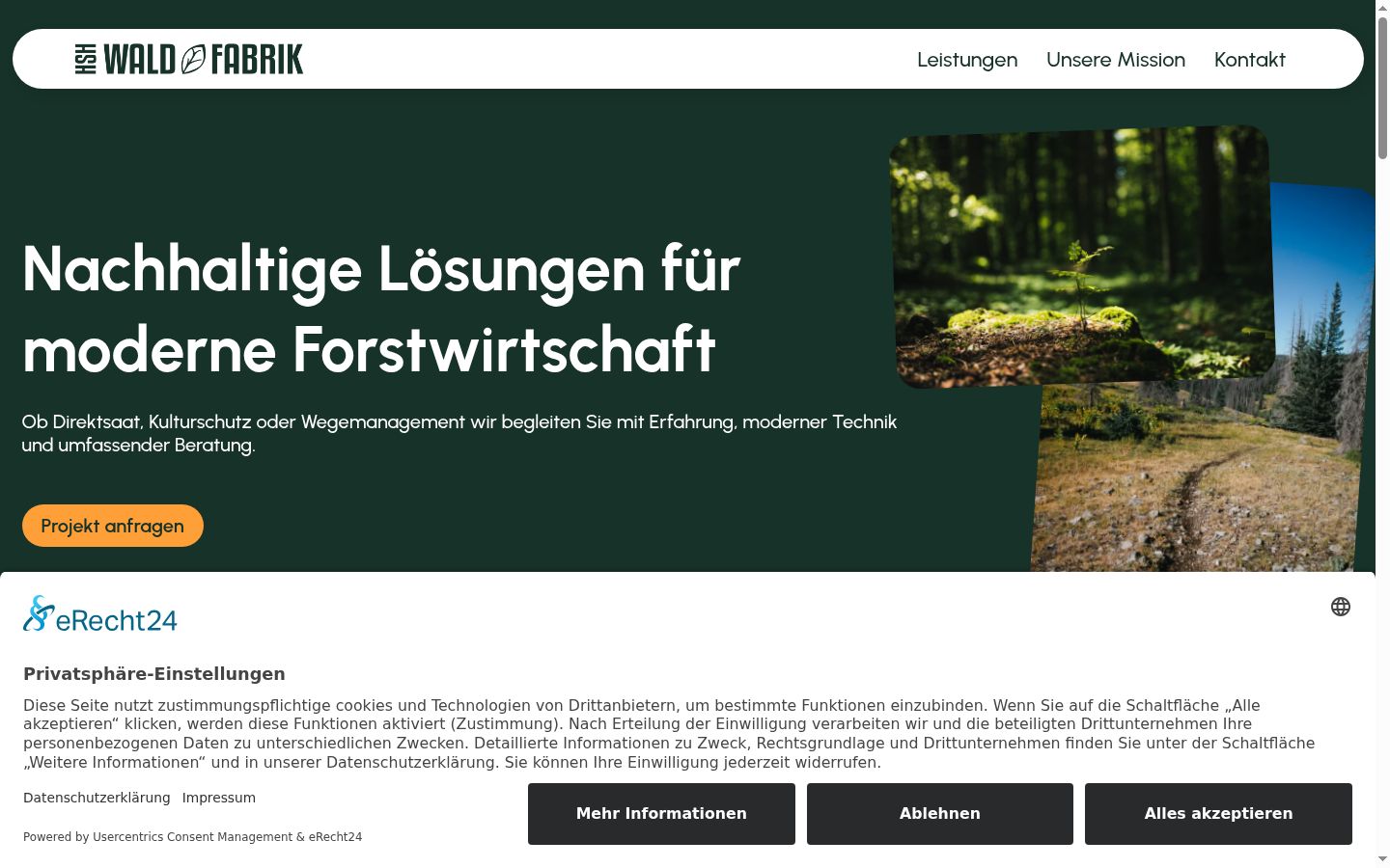 Screenshot tal-banner tal-kunsens muri qabel kwalunkwe interazzjoni