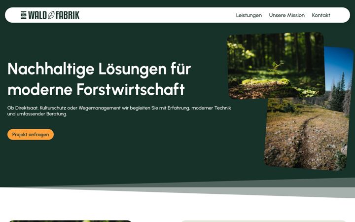Screenshot of hsh-waldfabrik.de