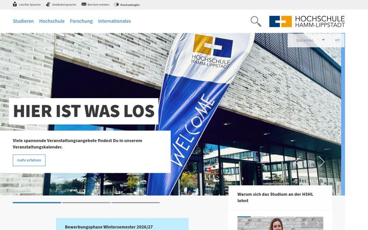 Képernyőkép: hshl.de