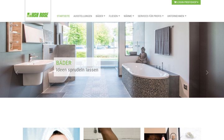 Screenshot of hshrose.de