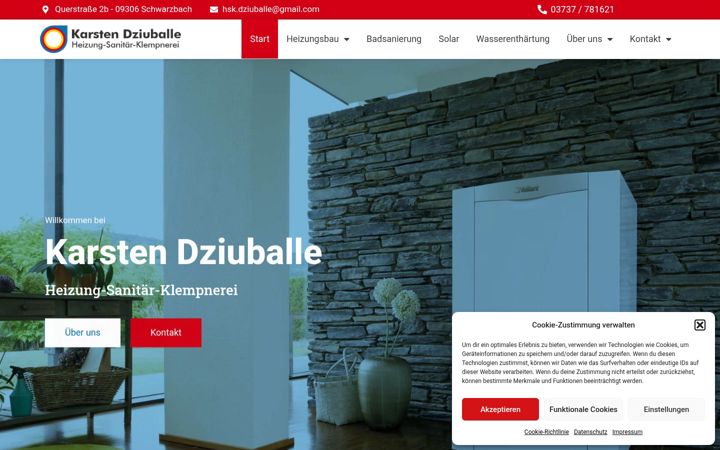 Screenshot of hsk-dziuballe.de