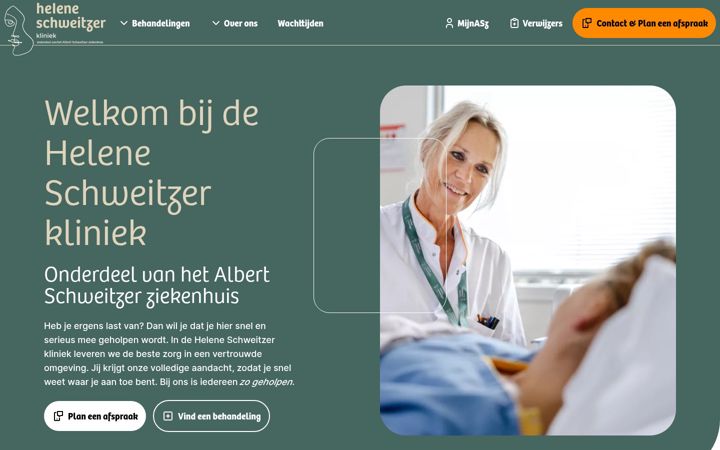 Screenshot of hskliniek.nl