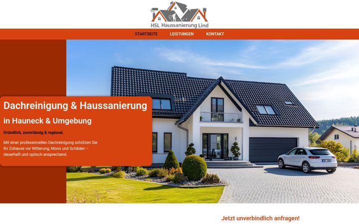 Screenshot of hsl-lind.de