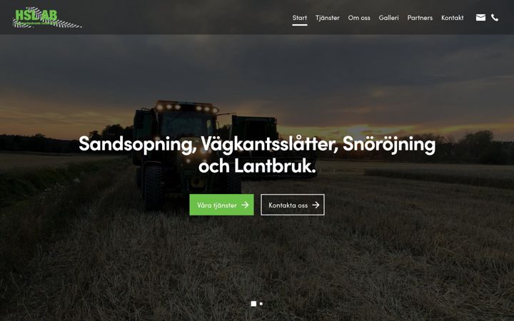 Screenshot of hslab.se