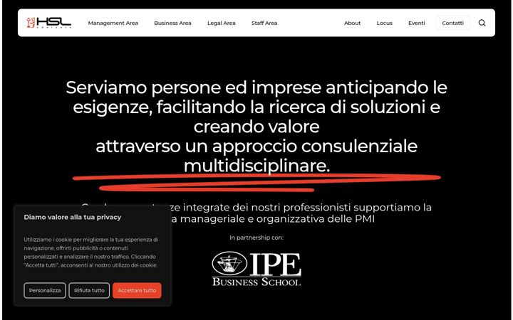 Screenshot of hsladvisors.com