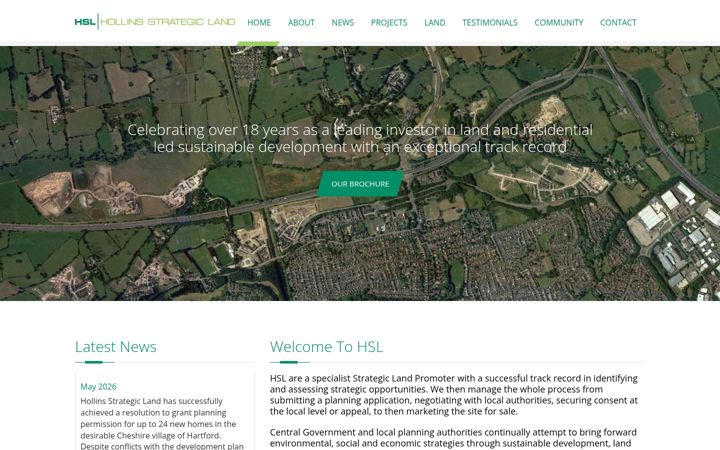 Screenshot of hsland.co.uk