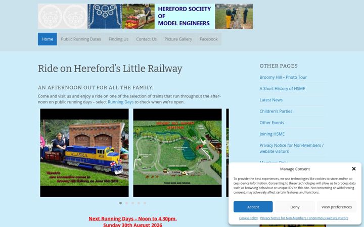 Screenshot of hsme.co.uk