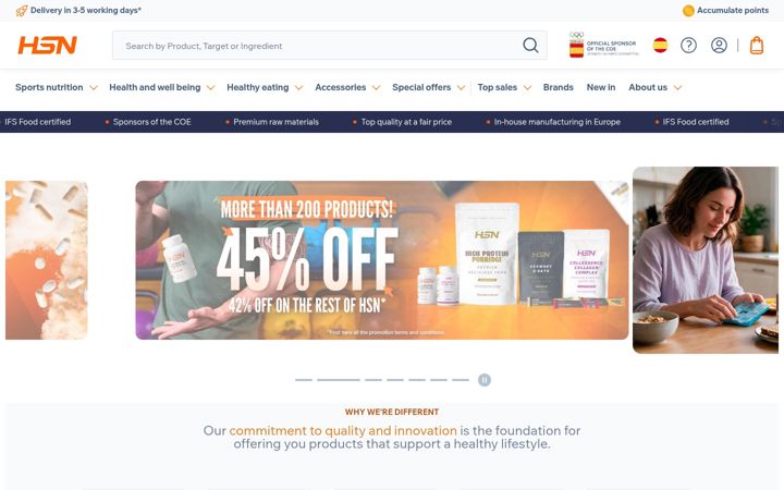 Screenshot of hsnstore.eu