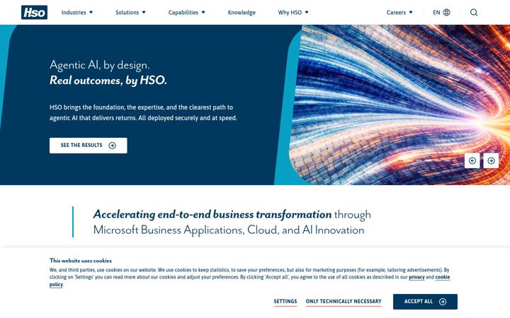 Screenshot of hso.com