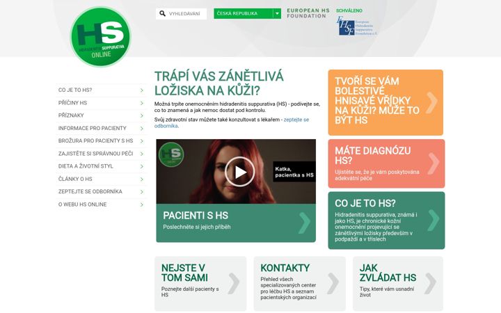 Screenshot of hsonline.cz