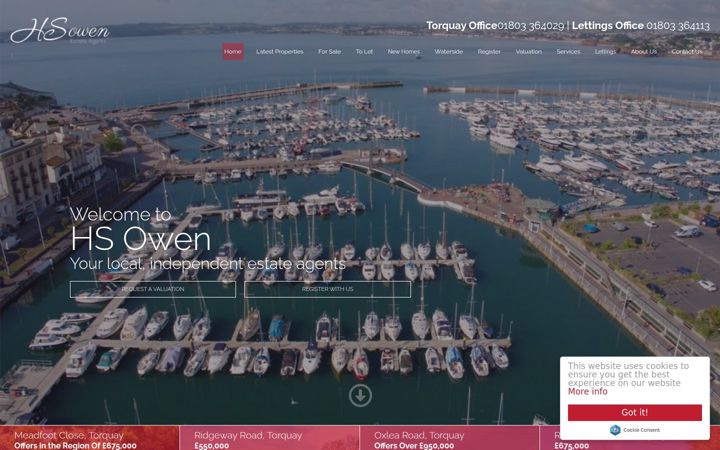 Screenshot of hsowen.co.uk
