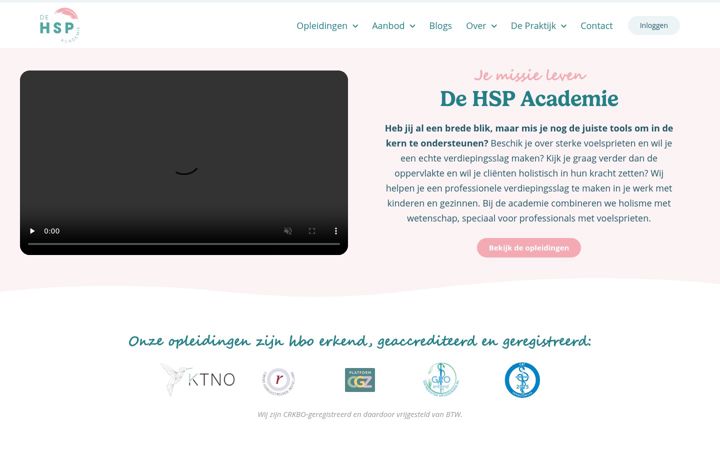 Skærmbillede af hsp-academie.com