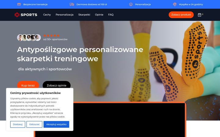 Screenshot of hsports.pl