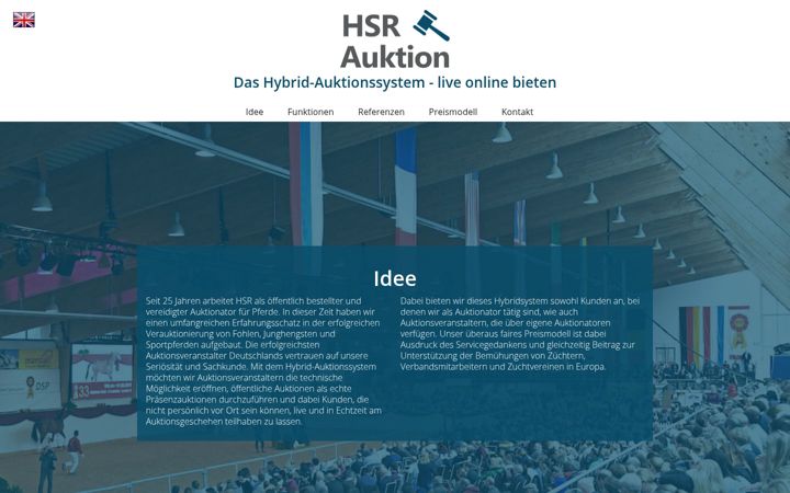 Screenshot of hsr-auktion.de