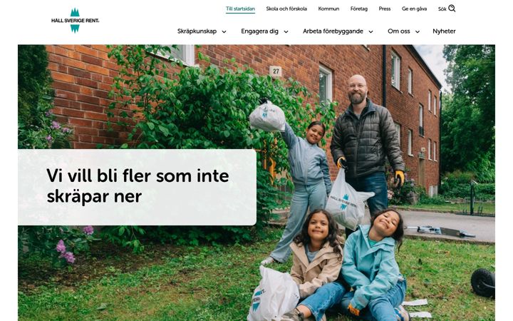 Screenshot of hsr.se