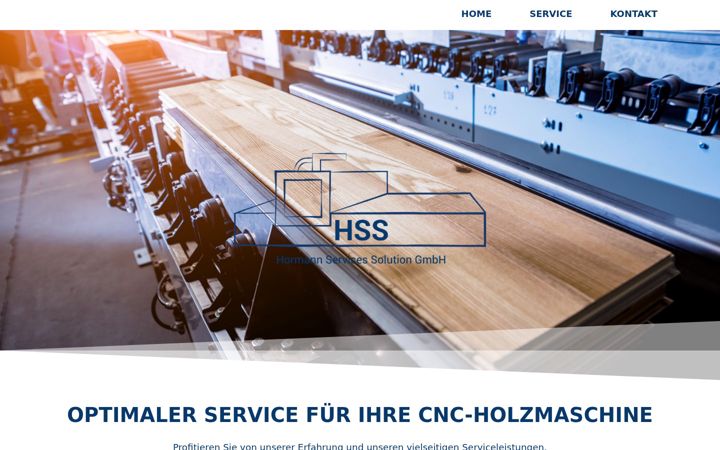 Screenshot of hss-gmbh.com