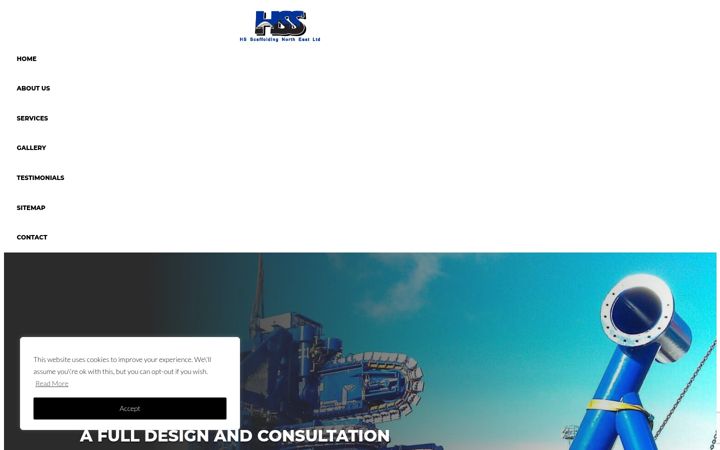 Screenshot of hsscaffoldingltd.co.uk