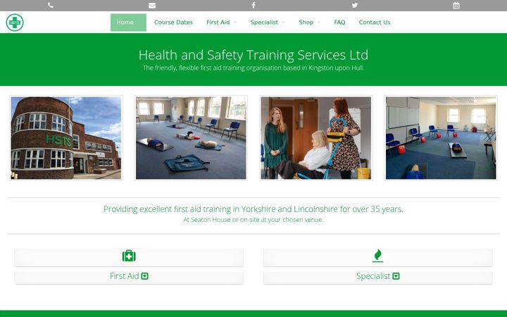 Screenshot of hsts.co.uk