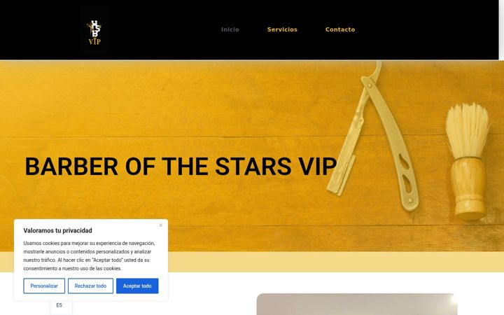 Screenshot of hstylebarber.com