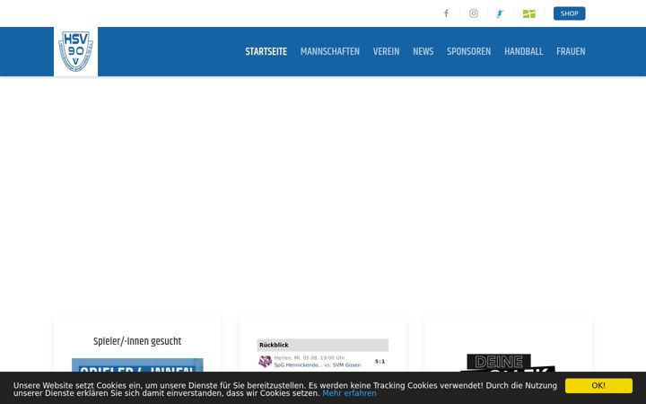 Screenshot of hsv-90.de