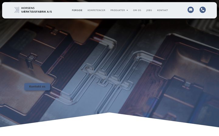 Screenshot of hsvf.dk