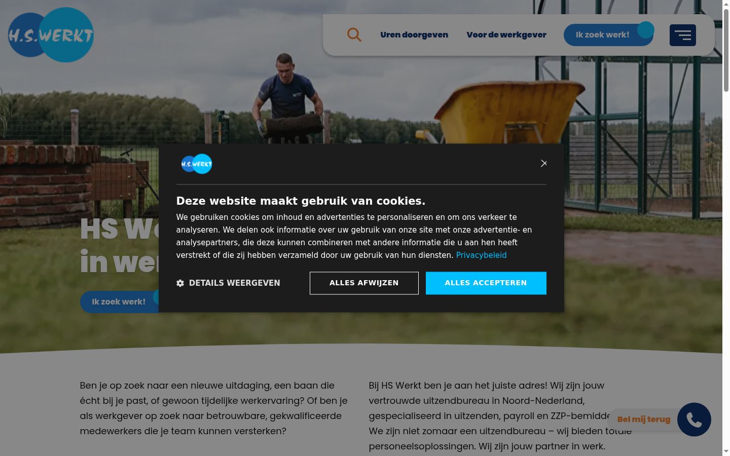 Sutikimo reklamjuostės, rodytos prieš bet kokią sąveiką, ekrano kopija