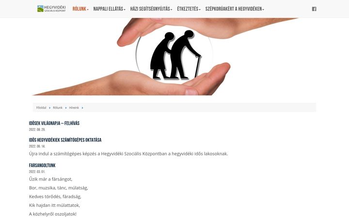 Screenshot of hszk.hu