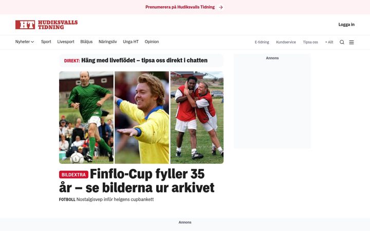 Screenshot of ht.se