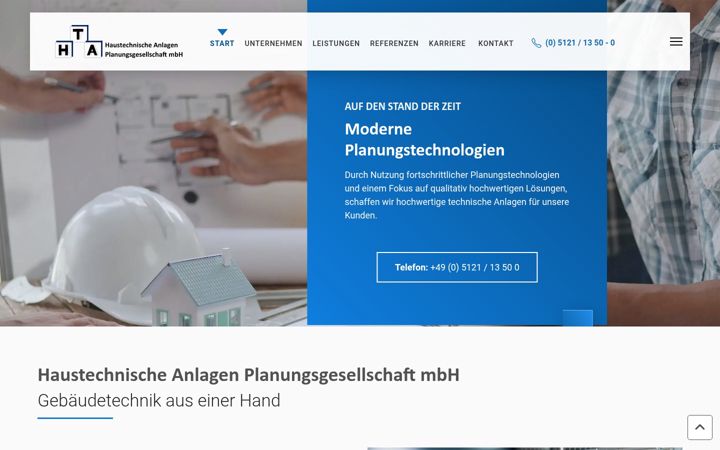 Screenshot of hta-ingenieure.de