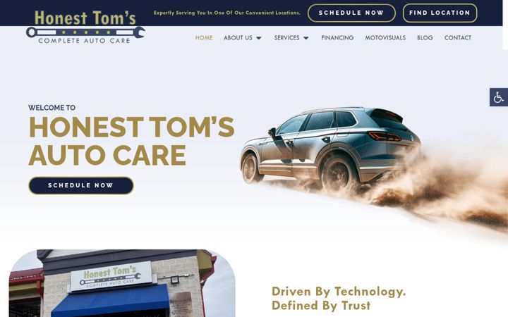 Screenshot of htautocare.com