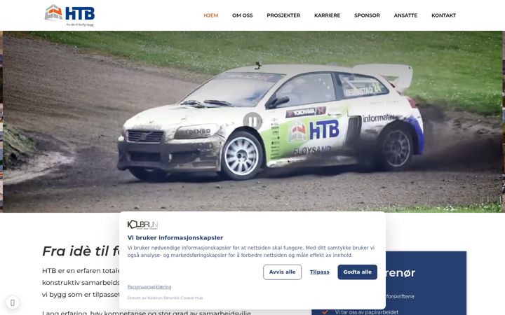 Screenshot of htb.no