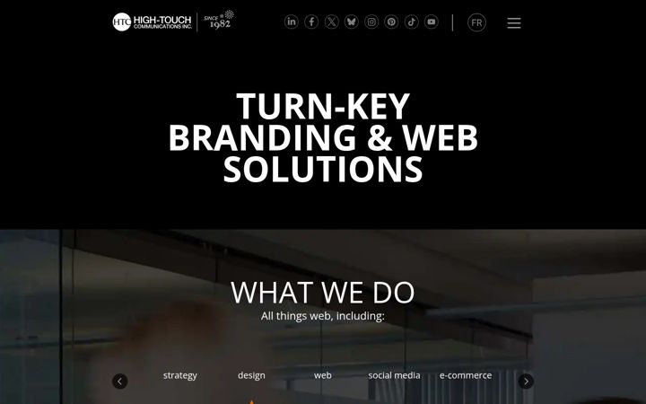 Screenshot of htc.ca