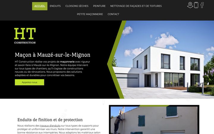 Screenshot of htconstruction.fr