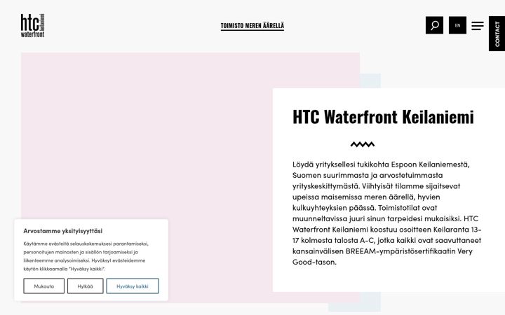 Screenshot of htcwaterfront.fi