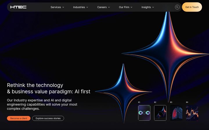Screenshot of htec.com
