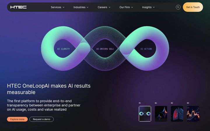 Screenshot of htecgroup.com