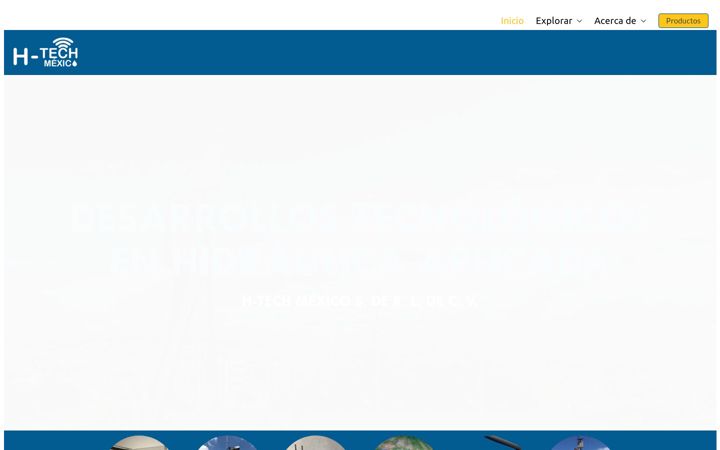Screenshot of htech.mx