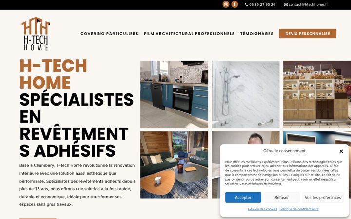 Screenshot of htechhome.fr