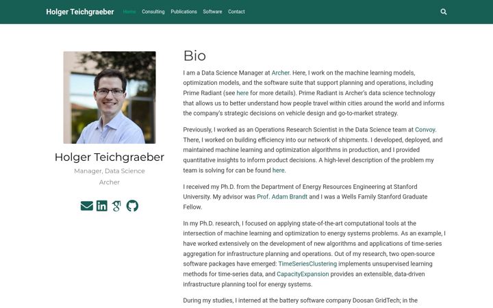 Screenshot of hteich.com