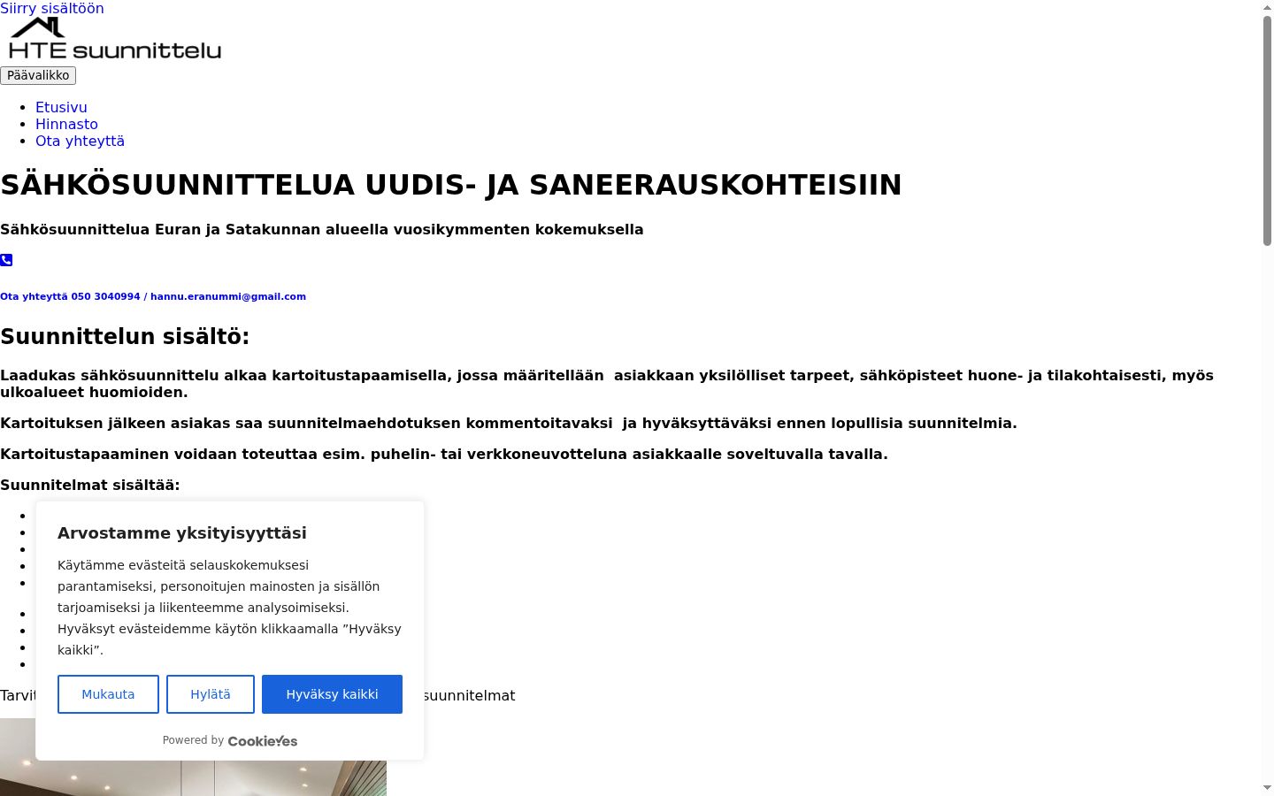 Ekrānuzņēmums ar piekrišanas baneri, kas tika rādīts pirms jebkādas mijiedarbības