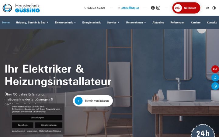 Screenshot of htg.at