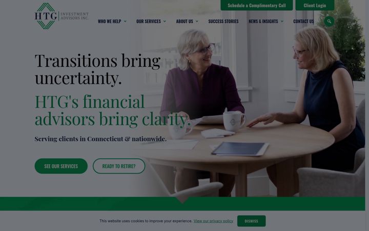Screenshot of htgadvisors.com