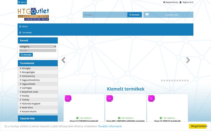Screenshot of htgoutlet.hu