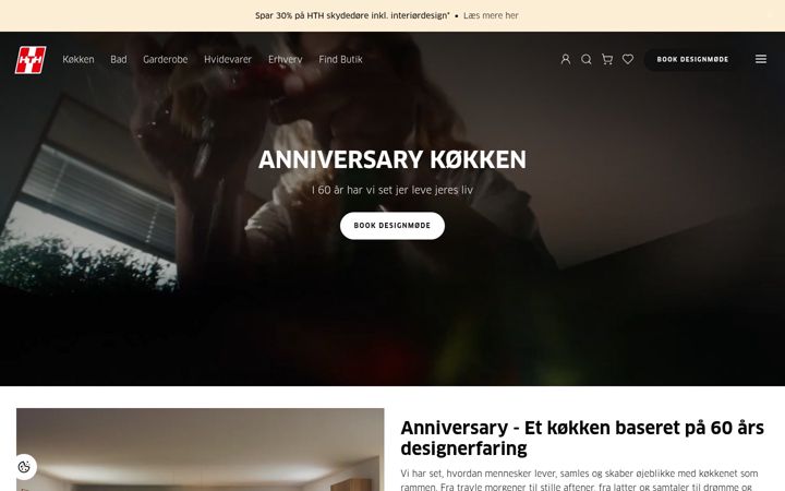 Screenshot of hth.dk